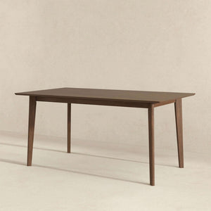 English Elm Carlos Solid Wood Mid-century Dining Set with Tapered Legs Seats Four B183S00184