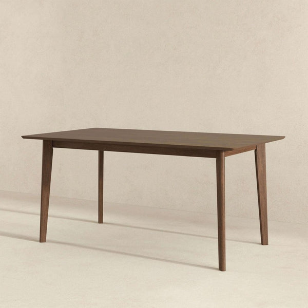 English Elm Carlos Solid Wood Mid-century Dining Set with Tapered Legs Seats Four B183S00184