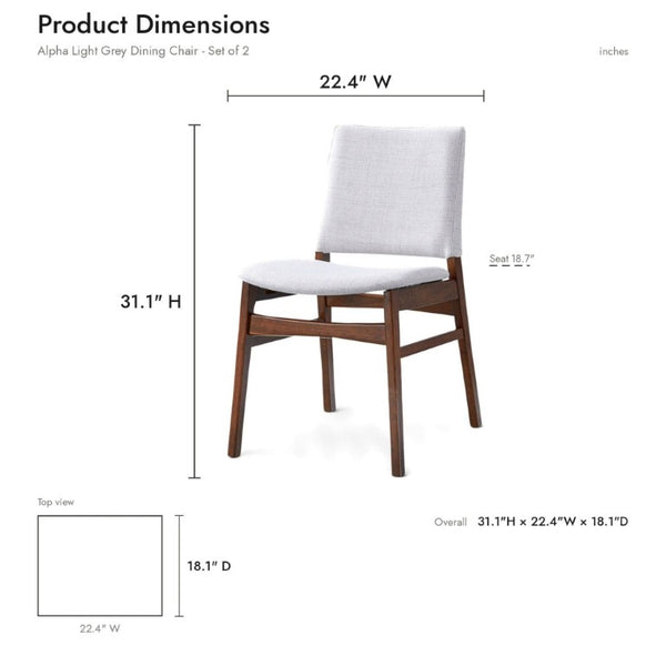 English Elm Modern Walnut Brown Solid Wood 5 Piece Dining Set with PU Leather Cushion Chairs B183S00250