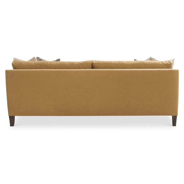 Bernhardt Marisol Contemporary Fabric Sofa with Track Arms and Tailored Lumbar Support