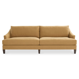 Bernhardt Marisol Contemporary Fabric Sofa with Track Arms and Tailored Lumbar Support