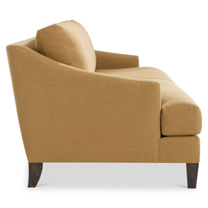 Bernhardt Marisol Contemporary Fabric Sofa with Track Arms and Tailored Lumbar Support