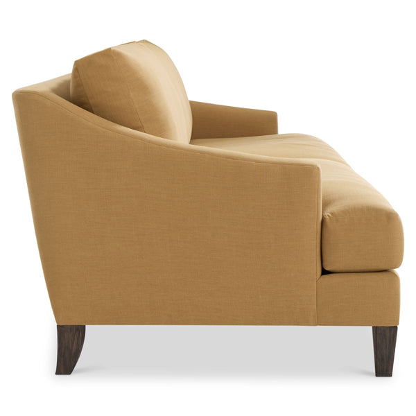 Bernhardt Marisol Contemporary Fabric Sofa with Track Arms and Tailored Lumbar Support