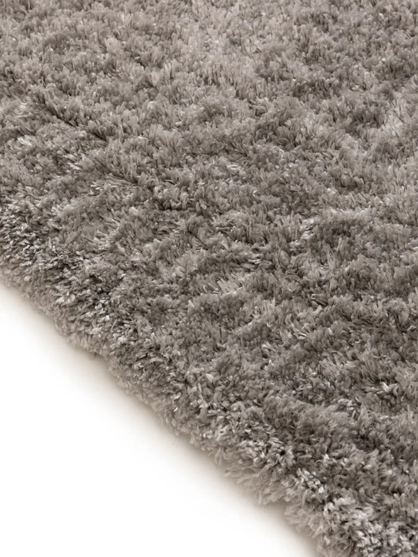 English Elm Merino High-Pile Shag Area Rug Soft Plush Synthetic Fibers for Living Rooms and Bedrooms Gray B189P556227