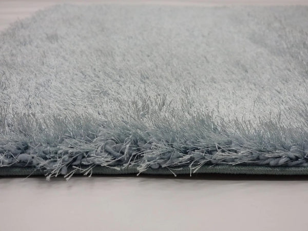 English Elm Merino High-Pile Shag Area Rug Soft Plush Synthetic Fibers for Living Rooms and Bedrooms Blue B189P556228