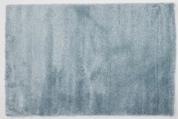 English Elm Merino High-Pile Shag Area Rug Soft Plush Synthetic Fibers for Living Rooms and Bedrooms Blue B189P556228
