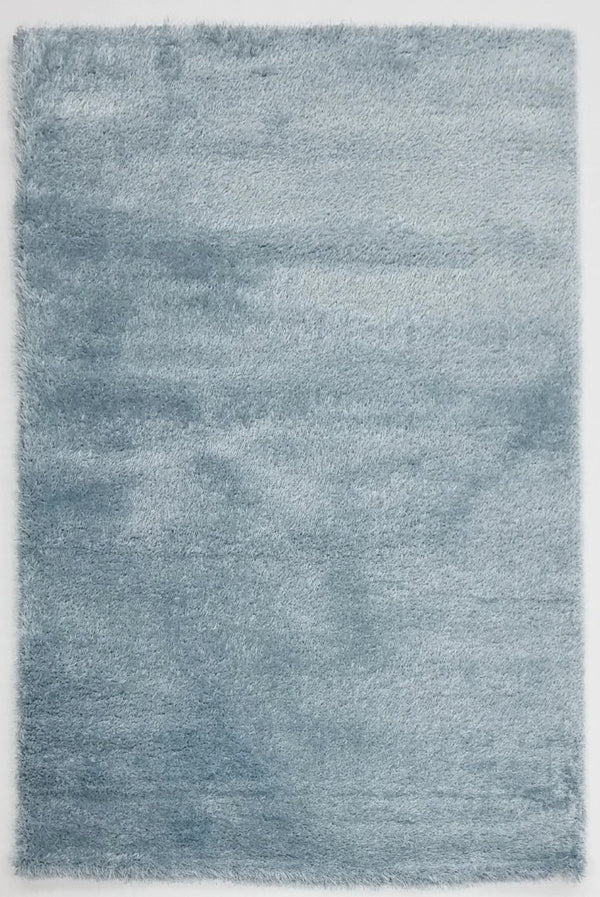 English Elm Merino High-Pile Shag Area Rug Soft Plush Synthetic Fibers for Living Rooms and Bedrooms Blue B189P556228