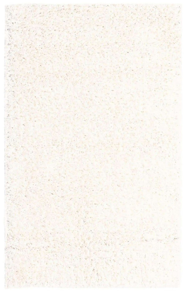 English Elm Merino High-Pile Shag Area Rug Soft Plush Synthetic Fibers for Living Rooms and Bedrooms White B189P556232