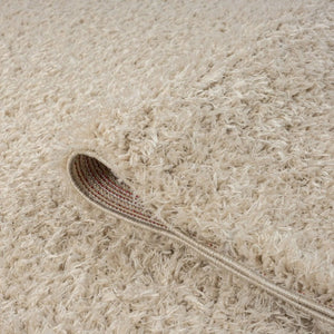 English Elm Merino High-Pile Shag Area Rug Soft Plush Synthetic Fibers for Living Rooms and Bedrooms Beige B189P556234