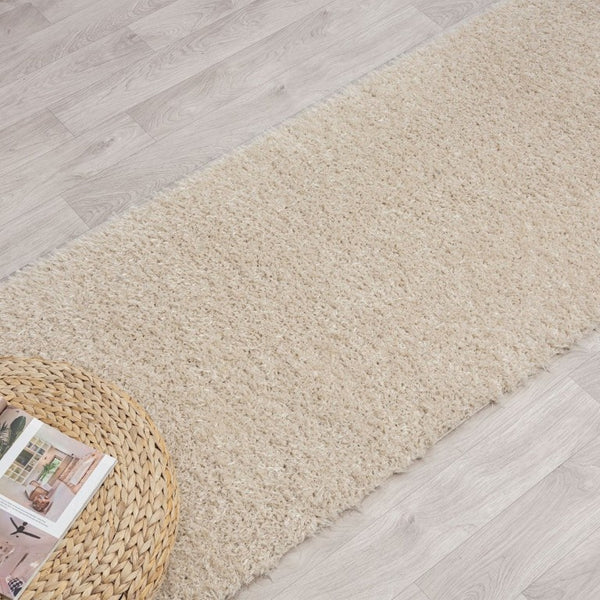 English Elm Merino High-Pile Shag Area Rug Soft Plush Synthetic Fibers for Living Rooms and Bedrooms Beige B189P556234