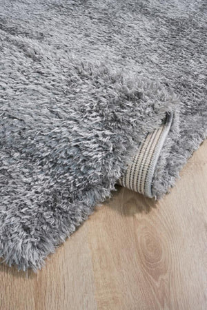 English Elm Zanca Plush High Pile Shag Area Rug Soft Neutral Tone for Living Room or Bedroom B189P556236