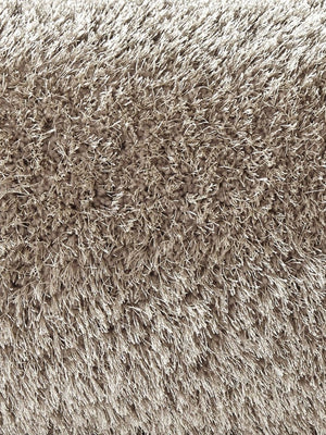 English Elm Zanca High Pile Shag Area Rug Plush Synthetic Fibers for Living Rooms and Bedrooms Gold B189P556239