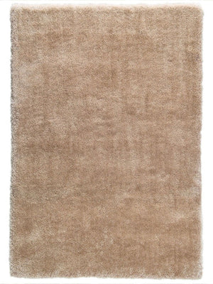 English Elm Zanca High Pile Shag Area Rug Plush Synthetic Fibers for Living Rooms and Bedrooms Gold B189P556239