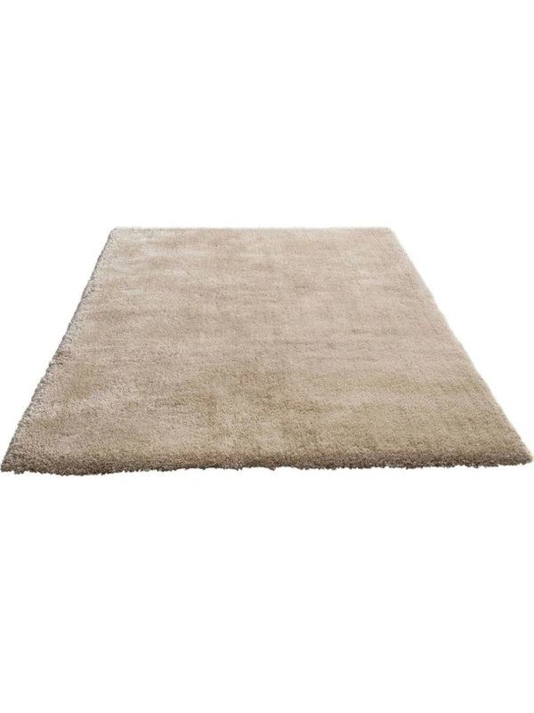 English Elm Zanca High Pile Shag Area Rug Plush Synthetic Fibers for Living Rooms and Bedrooms Gold B189P556239