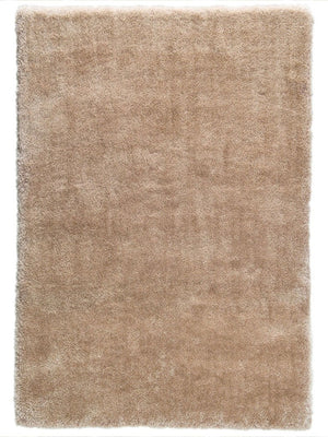 English Elm Zanca Plush High Pile Shag Area Rug Warm Gold Tone for Living Room or Bedroom B189P556240