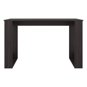 English Elm Oviedo Writing Desk Open Frame Home Office with Walnut Woodgrain Engineered Wood Top B200P543532