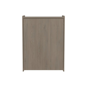 English Elm Leslie Sliding Surface Writing Desk with Integrated Shelves for Small Spaces B200P569580
