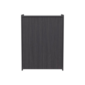 English Elm Leslie Sliding Surface Writing Desk with Open Shelving for Compact Home Offices B200P569581