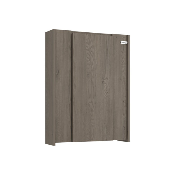 English Elm Vatta Wall Mounted Fold Down Bar Cabinet with Seven Shelves for Small Space Living B200P596423