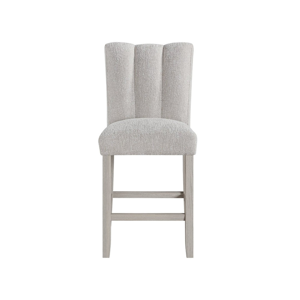 English Elm Magaly Upholstered Polyester Bar Stool Set of Two for Kitchen Island Seating B201P501920