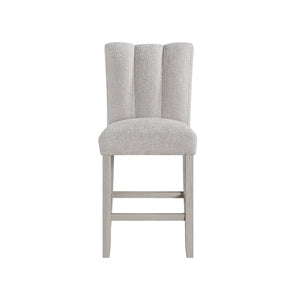 English Elm Magaly Upholstered Polyester Bar Stool Set of Two for Kitchen Island Seating B201P501920