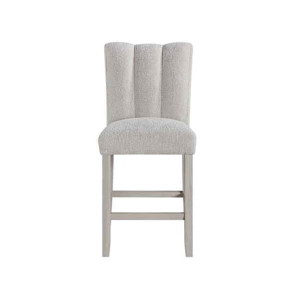 English Elm Magaly Upholstered Polyester Bar Stool Set of Two for Kitchen Island Seating B201P501920