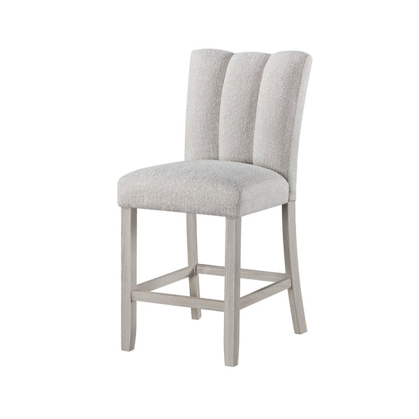 English Elm Magaly Upholstered Polyester Bar Stool Set of Two for Kitchen Island Seating B201P501920