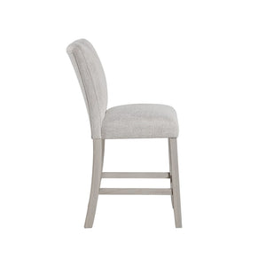 English Elm Magaly Upholstered Polyester Bar Stool Set of Two for Kitchen Island Seating B201P501920