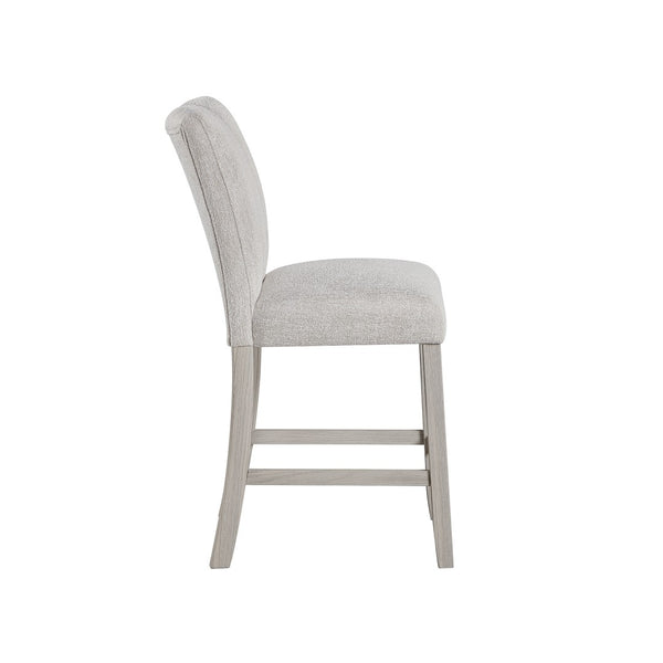English Elm Magaly Upholstered Polyester Bar Stool Set of Two for Kitchen Island Seating B201P501920