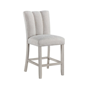 English Elm Magaly Upholstered Polyester Bar Stool Set of Two for Kitchen Island Seating B201P501920