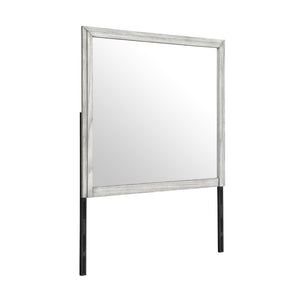English Elm Eleanor Rectangular Dresser Mirror Grey Wash Wood Frame Bedroom Accent Piece B201P548963