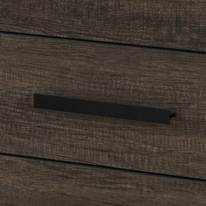 English Elm Harry Brown Five Drawer Tall Chest Solid Wood Contemporary Bedroom Storage B201P549000