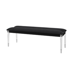 English Elm Louden Upholstered Bedroom Bench with Tapered Legs for Modern Entryway Decor B201P549018