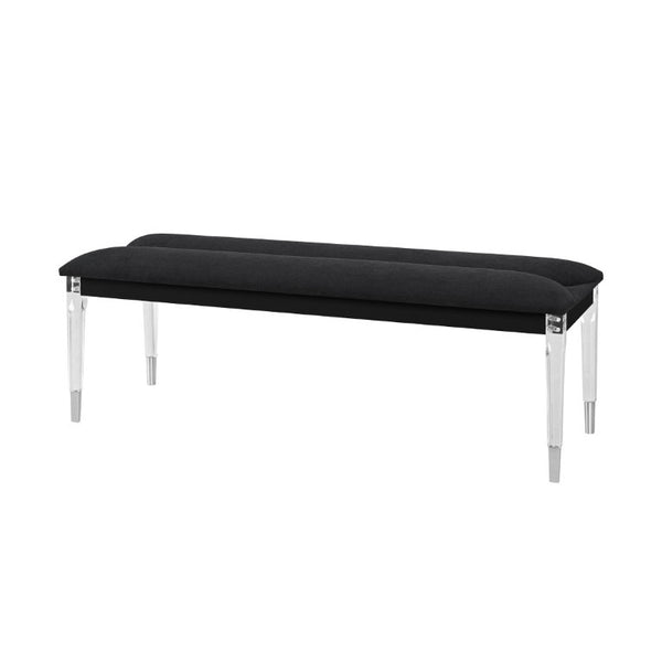 English Elm Louden Upholstered Bedroom Bench with Tapered Legs for Modern Entryway Decor B201P549018