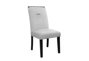 English Elm Ariya Two-Tone Dining Chair Set Slatted Back Padded Seat for Modern Rooms B201P549815