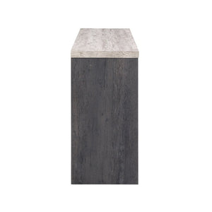 English Elm Nancy Grey Electric Fireplace TV Stand with Bluetooth Speaker and LED Lighting B201P553928
