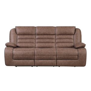 English Elm Lucius Manual Reclining Sofa with Pillow Top Arms and Welt Trim Living Room Seat B201P556594