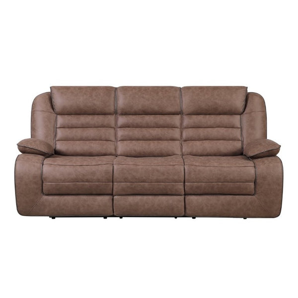 English Elm Lucius Manual Reclining Sofa with Pillow Top Arms and Welt Trim Living Room Seat B201P556594