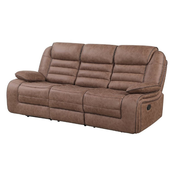 English Elm Lucius Manual Reclining Sofa with Pillow Top Arms and Welt Trim Living Room Seat B201P556594