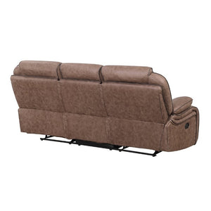 English Elm Lucius Manual Reclining Sofa with Pillow Top Arms and Welt Trim Living Room Seat B201P556594