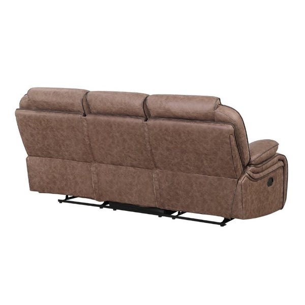 English Elm Lucius Manual Reclining Sofa with Pillow Top Arms and Welt Trim Living Room Seat B201P556594