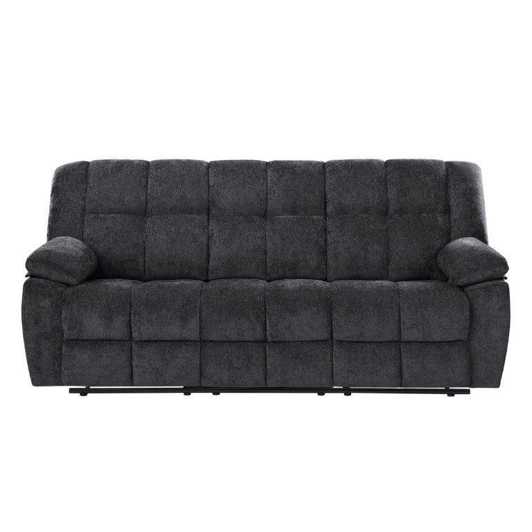 English Elm Liam Manual Reclining Sofa Biscuit Tufted Plush Upholstered Transitional Living Room B201P556628