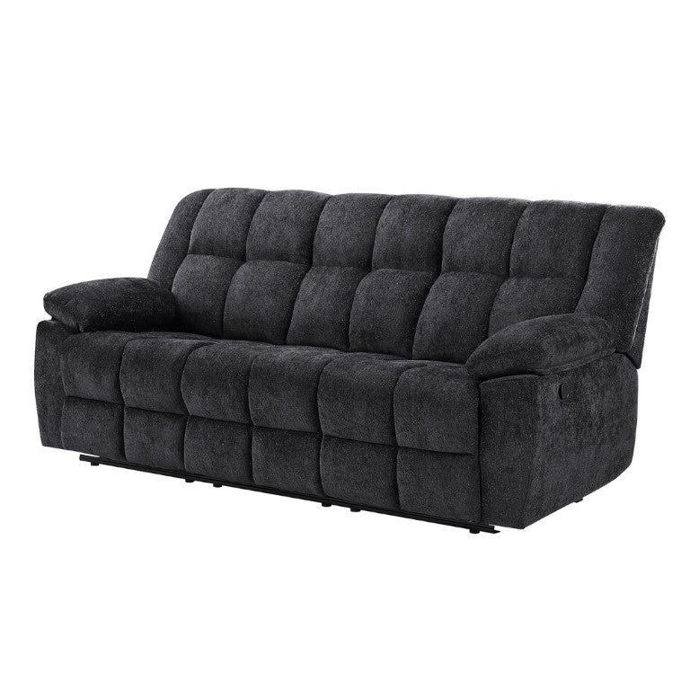 English Elm Liam Manual Reclining Sofa Biscuit Tufted Plush Upholstered Transitional Living Room B201P556628