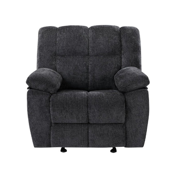 English Elm Liam Gliding Manual Recliner with Biscuit Cushions and Pillow Top Arms for Living Rooms B201P556629