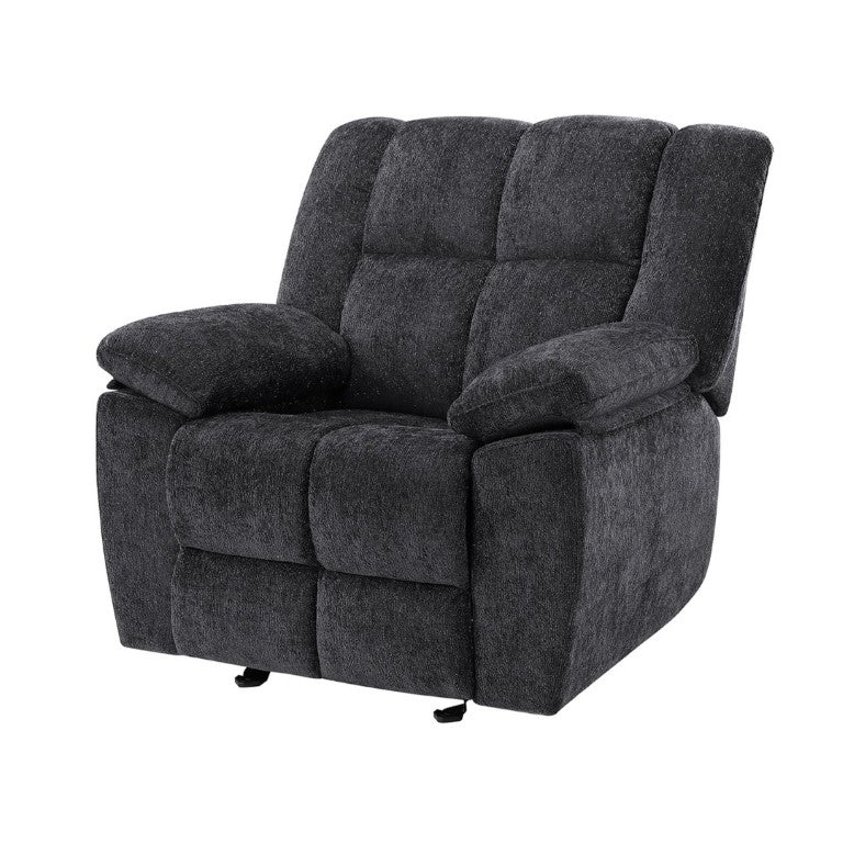 English Elm Liam Gliding Manual Recliner with Biscuit Cushions and Pillow Top Arms for Living Rooms B201P556629