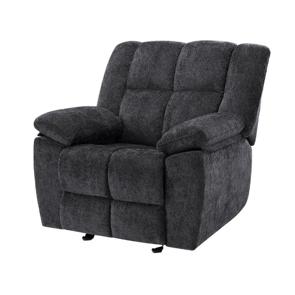English Elm Liam Gliding Manual Recliner with Biscuit Cushions and Pillow Top Arms for Living Rooms B201P556629