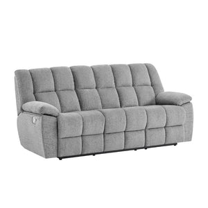 English Elm Liam Plush Reclining Sofa with Biscuit Cushions for Transitional Living Rooms B201P556633