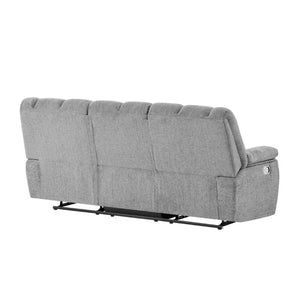English Elm Liam Plush Reclining Sofa with Biscuit Cushions for Transitional Living Rooms B201P556633