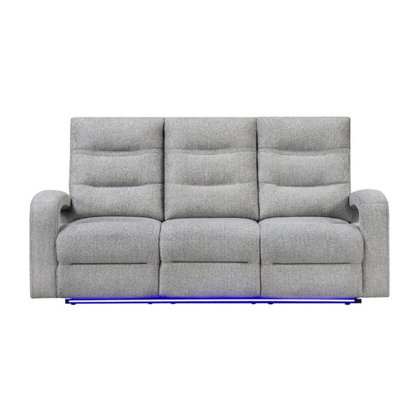 English Elm Isolde Power Reclining Sofa with LED Lighting Open Arm Transitional Living Room B201P556638