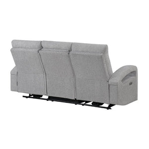 English Elm Isolde Power Reclining Sofa with LED Lighting Open Arm Transitional Living Room B201P556638